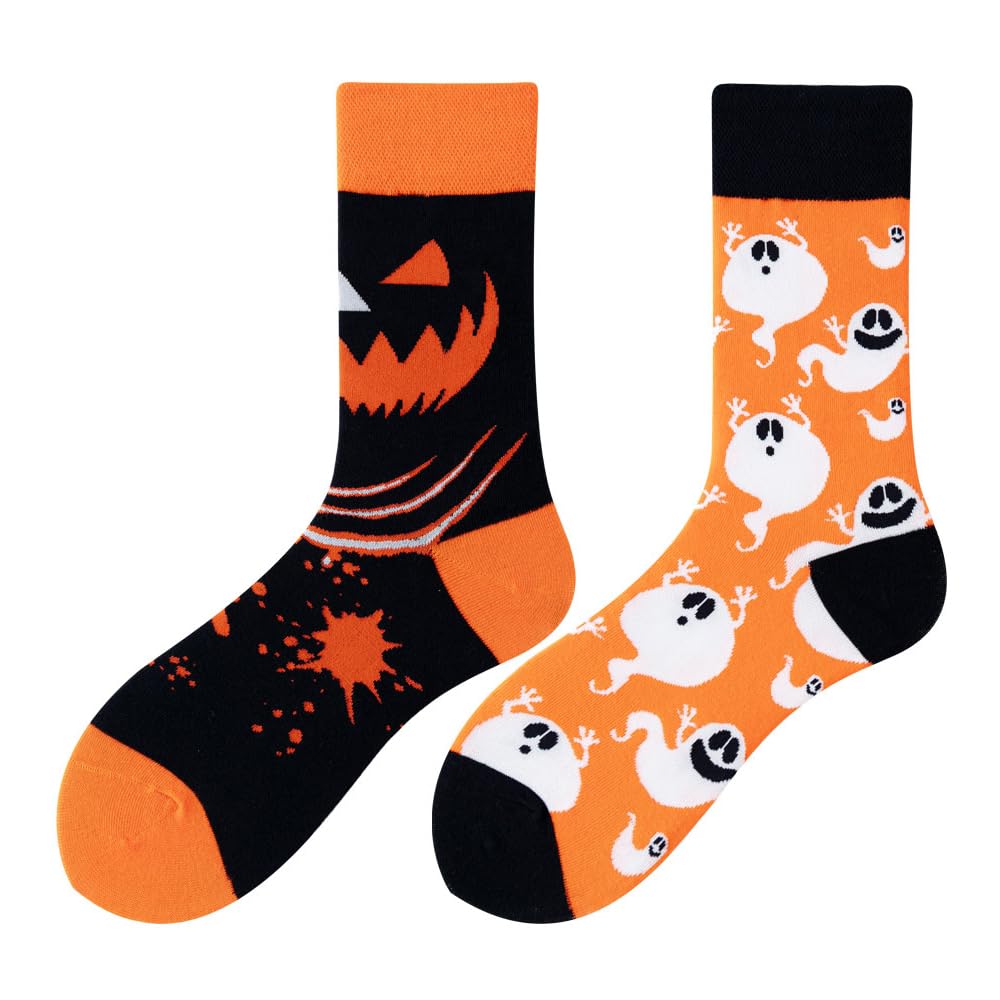 Demons and Ghosts Women Casual Calf Socks