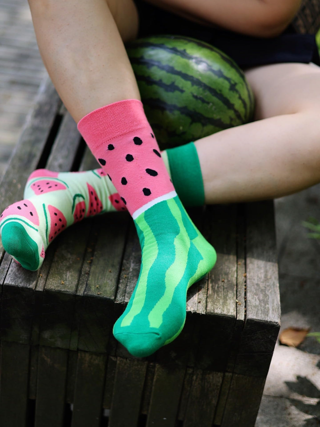 Watermelon Women Casual Calf Socks