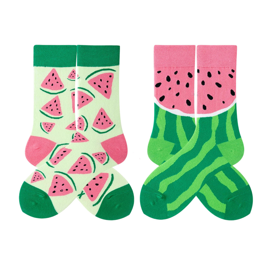 Watermelon Women Casual Calf Socks