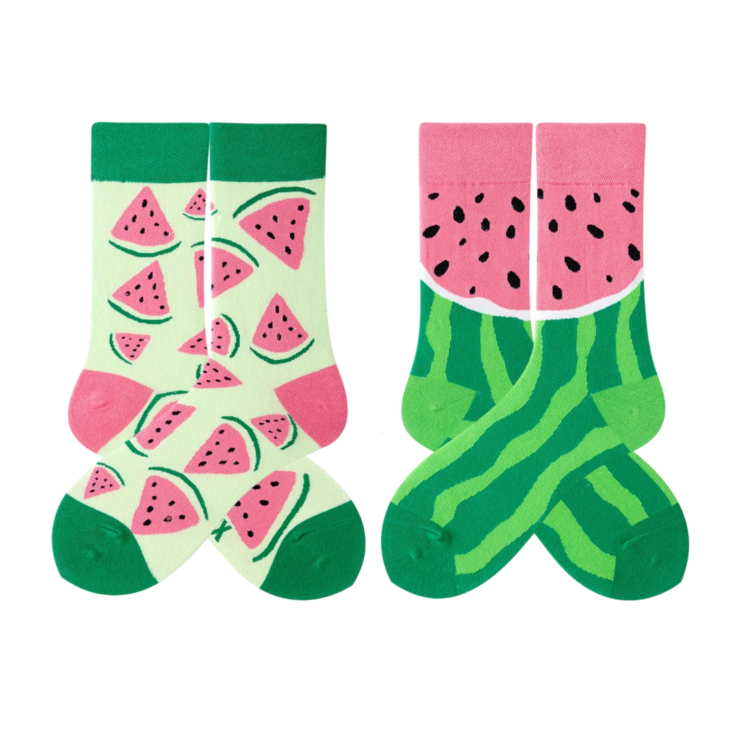 Watermelon Women Casual Calf Socks